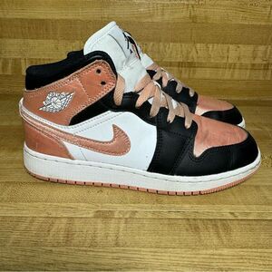 Nike Air Jordan 1 Mid Light Madder Root GS Shoes DM9077-108 Youth 4Y Women's 5.5